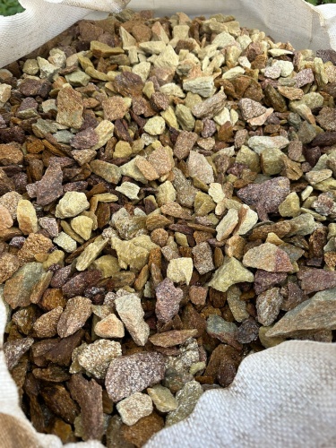 Златолит персиковый декоративная каменная крошка купить в Серове