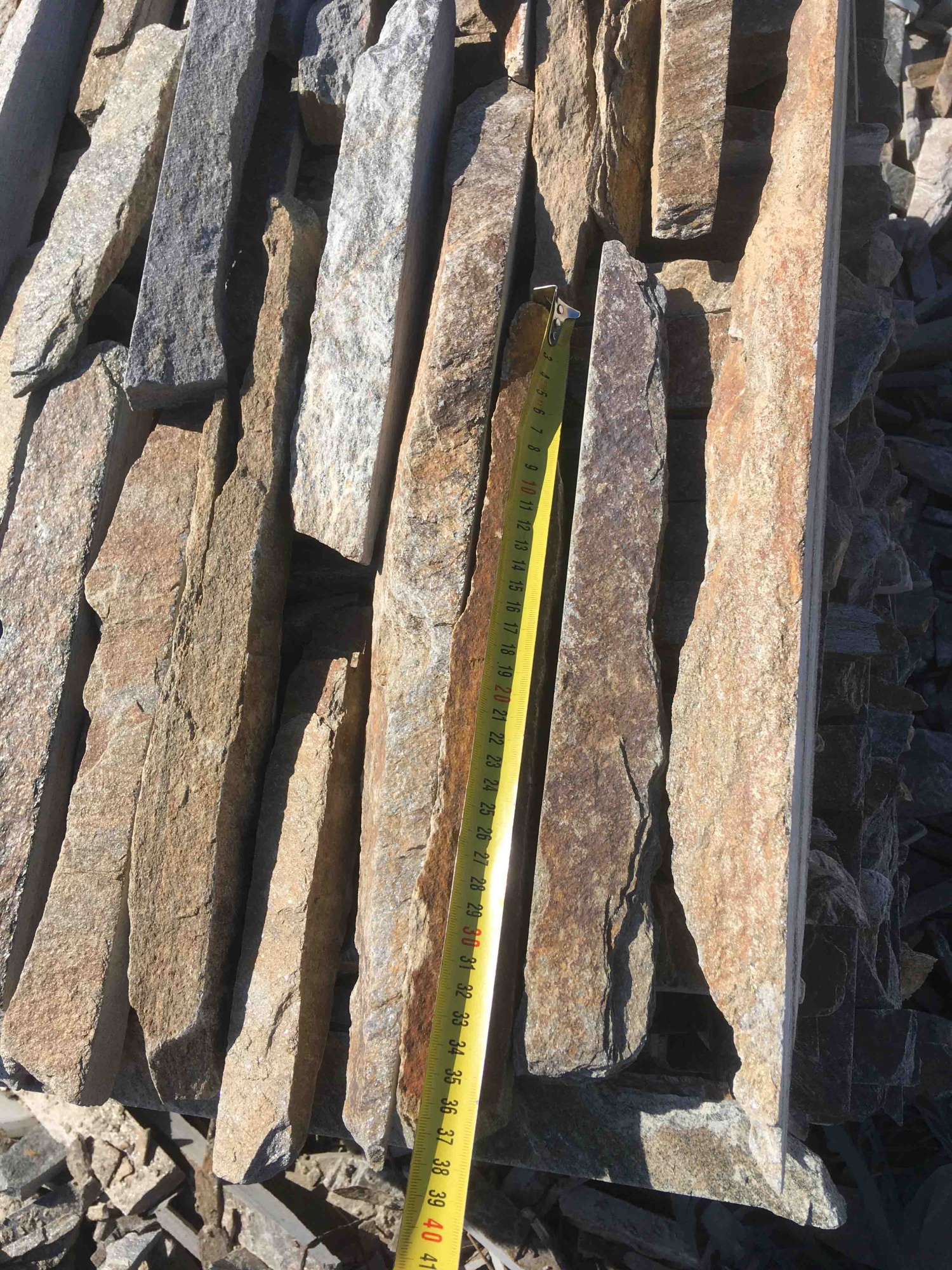 Горбушка златолит мультиколор для облицовки купить в Серове