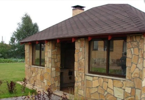 Плитняк златолит жёлтый для фасада 1,5-3 см купить в Серове