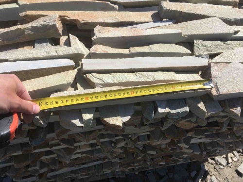 Горбушка златолит золотистый для облицовки купить в Серове