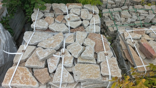 Гранитный плитняк галтованный для парковки купить в Серове